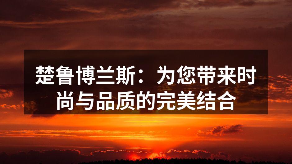 楚鲁博兰斯新款旅行箱包